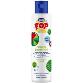 Chicco Pop Comby Shampoo & Conditioner sampon si balsam - imagine 2